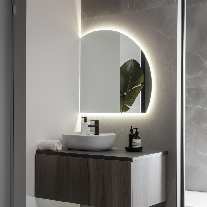 Brilagi - LED-badrumsspegel QUARTIERE LED/25W/230V 70x75 cm IP44 CRI 90 dimbar + CCT