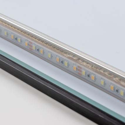 Brilagi - LED-badrumsspegel SUELLO LED/30W/230V 60x90 cm svart IP44 CRI 90 dimbar + CCT