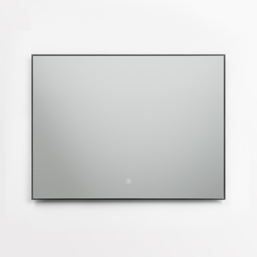 Brilagi - LED-badrumsspegel SUELLO LED/28W/230V 60x80 cm svart IP44 CRI 90 dimbar + CCT