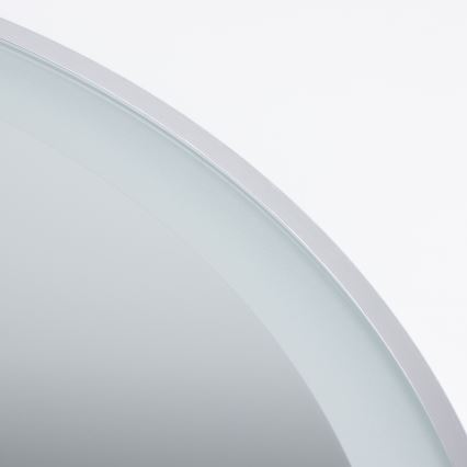 Brilagi - LED-badrumsspegel TORINO LED/19W/230V Ø 60 cm silver IP44 CRI 90 dimbar + CCT