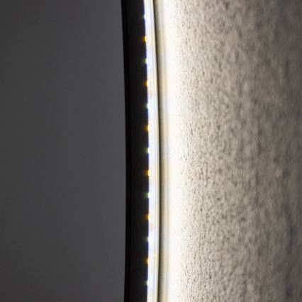 Brilagi - LED badrumsspegel VENA BLACK LED/26W/230V Ø 80 cm IP44 CRI 90 dimbar + CCT