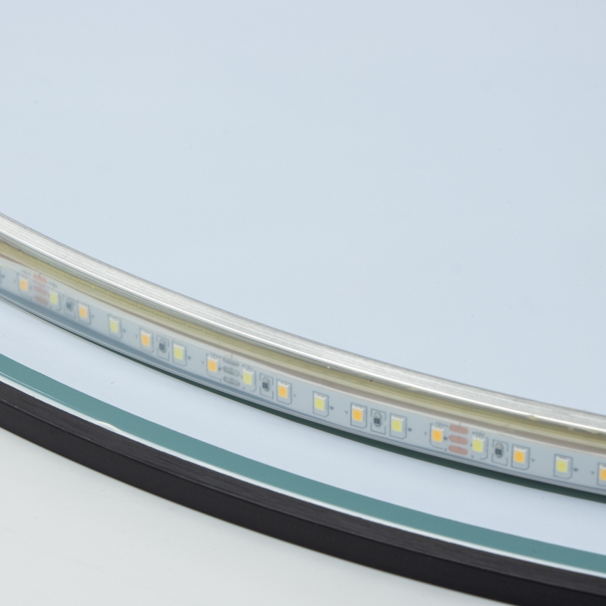 Brilagi - LED badrumsspegel VENA BLACK LED/26W/230V Ø 80 cm IP44 CRI 90 dimbar + CCT
