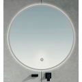 BRILAGI - LED badrumsspegel VENA SILVER LED/26W/230V Ø 80 cm IP44 CRI 90 dimbar + CCT
