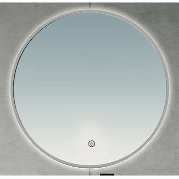 BRILAGI - LED Badrumsspegel VENA SILVER LED/32W/230V Ø 100 cm IP44 CRI 90 dimmbar + CCT