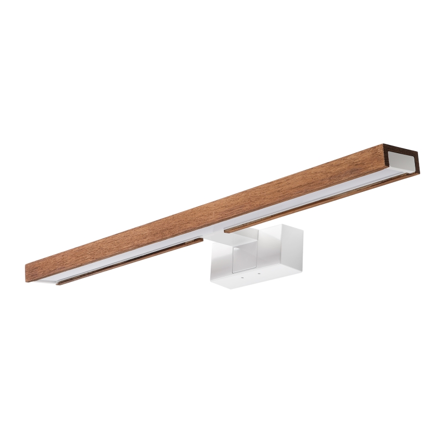 Brilagi - LED-belysning för badrumsspegel 3-i-1 WOODY MIRROR LED/12W/230V 60 cm IP44 vit/ek/körsbär