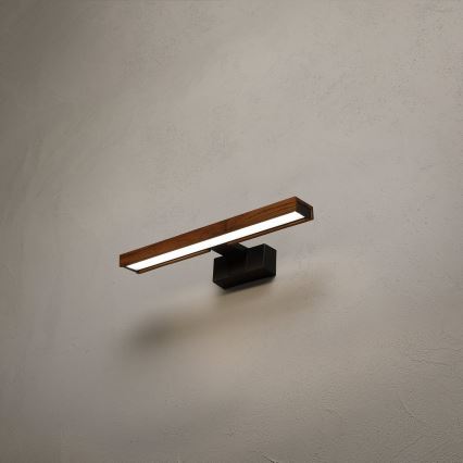 BRILAGI - LED-belysning för badrumsspegel 3 i 1 WOODY MIRROR LED/8W/230V 40 cm IP44 svart/ek