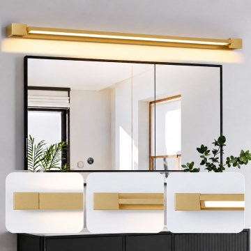BRILAGI - LED-badrumsspegelbelysning AQUA LINE LED/36W/230V 120 cm IP44 guld CRI 90