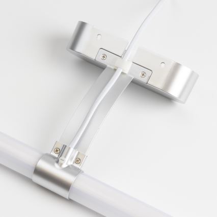 Brilagi - 2-i-1 LED-badrumsspegelbelysning TUBEO LED/6W/230V 40 cm IP44 silver