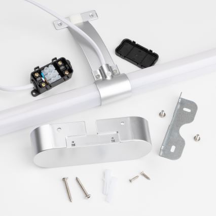 Brilagi - 2-i-1 LED-badrumsspegelbelysning TUBEO LED/6W/230V 40 cm IP44 silver