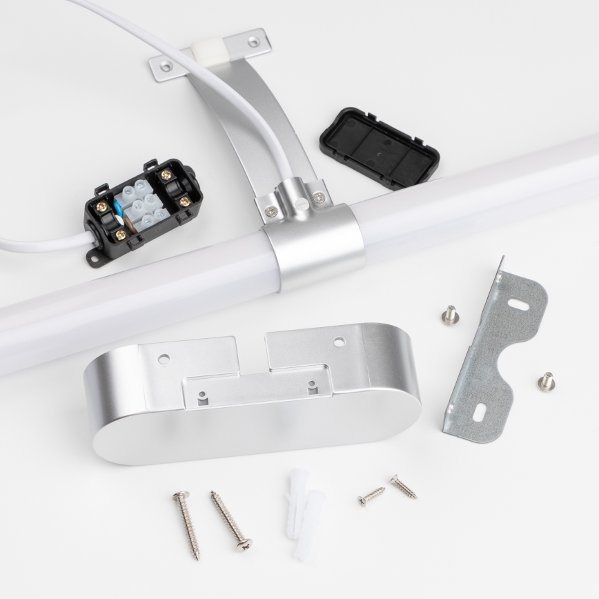 Brilagi - 2-i-1 LED-badrumsspegelbelysning TUBEO LED/6W/230V 40 cm IP44 silver