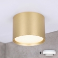 BRILAGI - LED badrumsspot SMOOTH 1xGX53/15W/230V 60x82 mm guld IP54