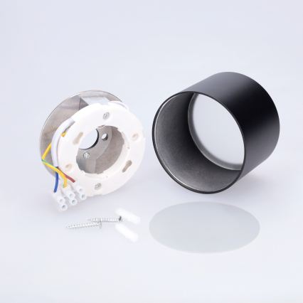 BRILAGI - LED Badrumsspot SMOOTH 1xGX53/15W/230V 60x82 mm svart IP54