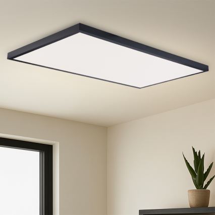 Brilagi - LED takarmatur för badrum FRAME LED/96W/230V 120x60 cm 3000/4000/6000K IP44 svart