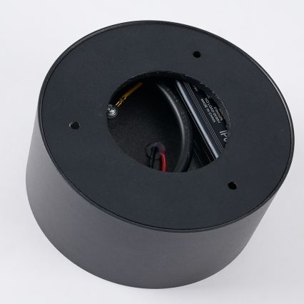 BRILAGI - LED-badrumstaklampa FORIS LED/9W/230V Ø 9 cm svart IP44