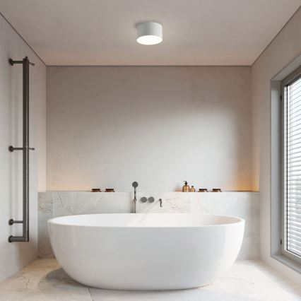 Brilagi - LED badrumstaklampa FORIS LED/9W/230V Ø 9 cm vit IP44