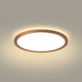 Brilagi - LED-badrumstaklampa ULTRA SLIM LED/12W/230V Ø22,5 cm roséguld IP54