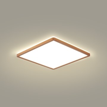 Brilagi - LED-badrumstaklampa ULTRA SLIM LED/18W/230V 30x30 cm roséguld IP54