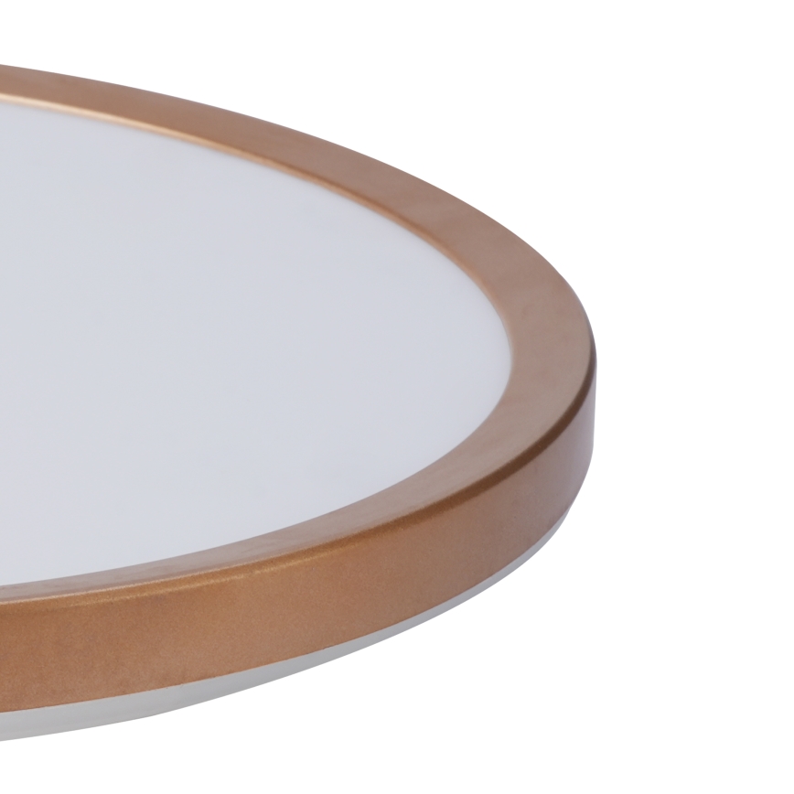 Brilagi - ULTRA SLIM LED taklampa för badrum, 24W, 230V, Ø 42 cm, roséguld, IP54