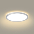 Brilagi - LED-badrumstaklampa Ultratunn LED/12W/230V Ø 22,5 cm silver IP54