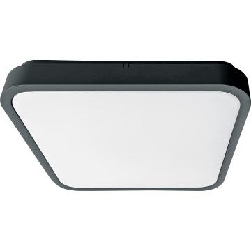 Brilagi - LED badrumstaklampa ZENNA LED/18W/230V 28,5x28,5 cm IP44 antracit