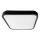 Brilagi - LED badrumstaklampa ZENNA LED/24W/230V 34,5x34,5 cm IP44 svart