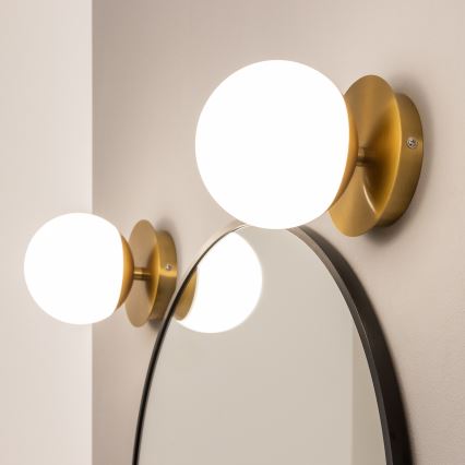 Brilagi - BALL LED-vägglampa för badrum 6W/230V 3000/4000/6500K IP44 guld