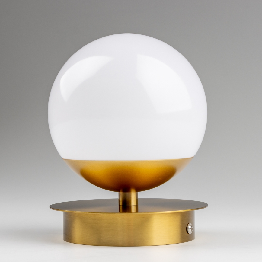 Brilagi - BALL LED-vägglampa för badrum 6W/230V 3000/4000/6500K IP44 guld