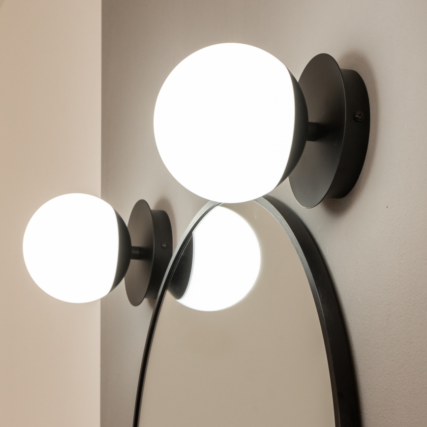 Brilagi - LED badrumsarmatur BALL LED/6W/230V 3000/4000/6500K IP44 svart