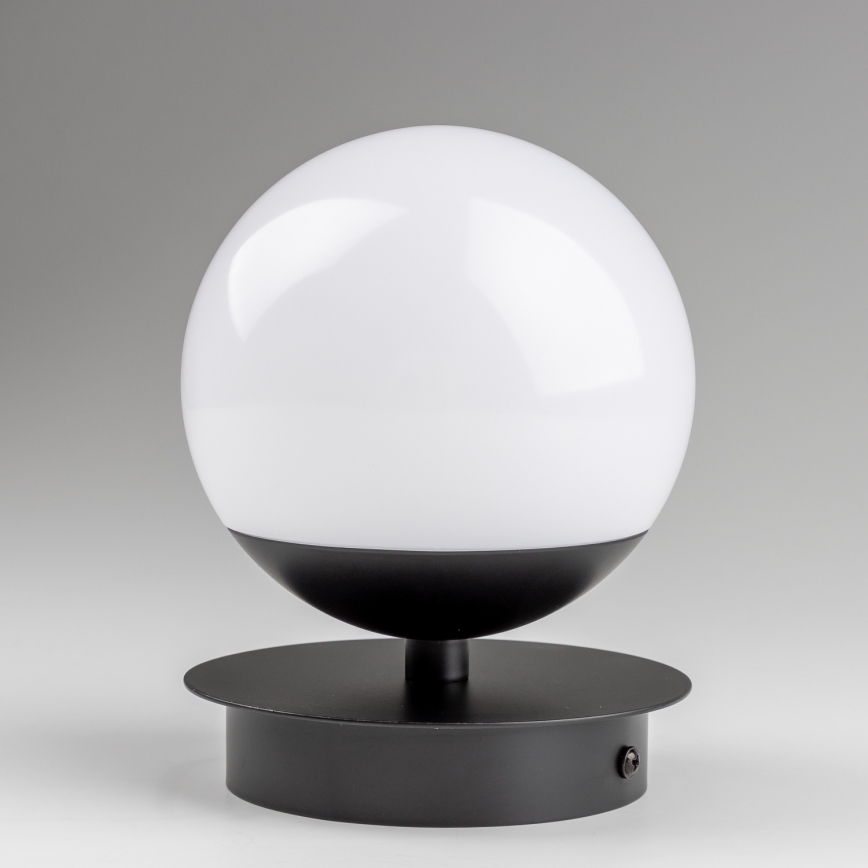 Brilagi - LED badrumsarmatur BALL LED/6W/230V 3000/4000/6500K IP44 svart