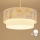 Brilagi - LED barnlampa med kabel BOBO 1xE27/60W/230V Ø 40 cm vit/beige/djurmotiv
