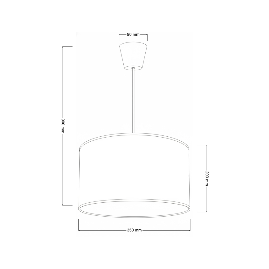 Brilagi - LED-barnpendel på kabel BOBO 1xE27/60W/230V diam. 35 cm vit/djurmotiv