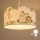 Brilagi - LED barnpendel på kabel BOBO 1xE27/60W/230V Ø 35 cm vit/djungel