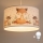 Brilagi - LED barnpendel på kabel BOBO 1xE27/60W/230V Ø 35 cm vit med djurmotiv