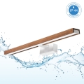 Brilagi - LED-belysning för badrumsspegel 3-i-1 WOODY MIRROR LED/12W/230V 60 cm IP44 vit/ek/körsbär