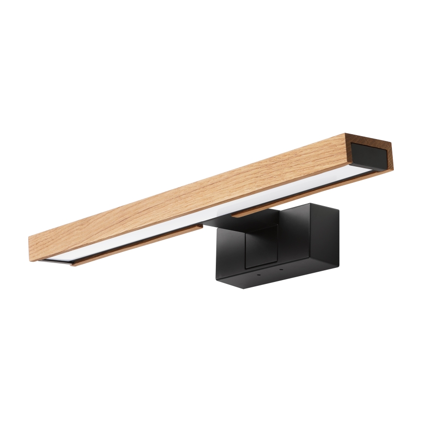 BRILAGI - LED-belysning för badrumsspegel 3-i-1 WOODY MIRROR LED/8W/230V IP44 svart/ek