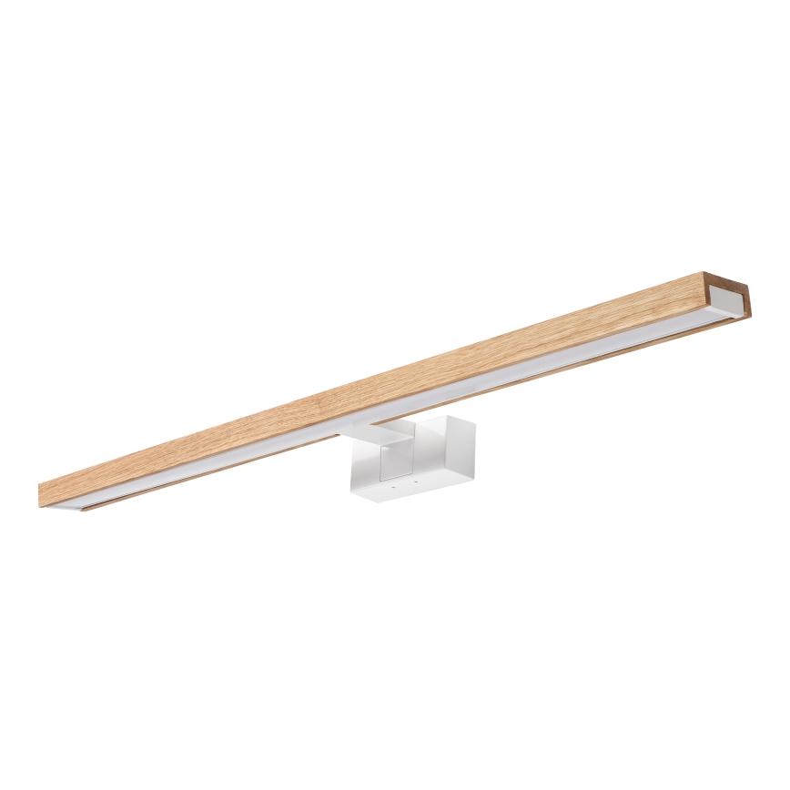 Brilagi - LED-belysning för badrumsspegel 3 i 1 WOODY MIRROR LED/15W/230V 80 cm IP44 vit/ek
