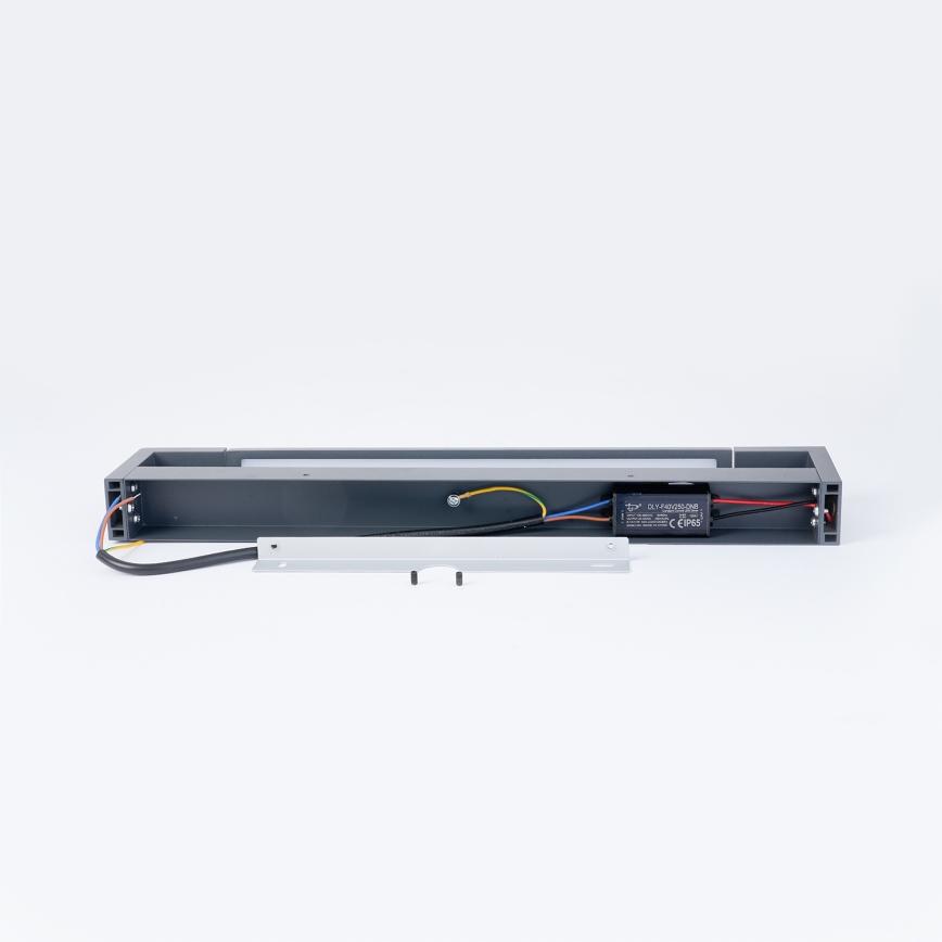 Brilagi - LED-belysning för badrumsspegel AQUA LINE LED/12W/230V 45 cm IP44 antracit CRI 90