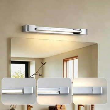BRILAGI - LED-belysning för badrumsspegel AQUA LINE LED/12W/230V 45 cm IP44 blank krom CRI 90