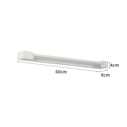 Brilagi - LED-spegelbelysning för badrum AQUA LINE LED/18W/230V 60 cm IP44 vit CRI 90