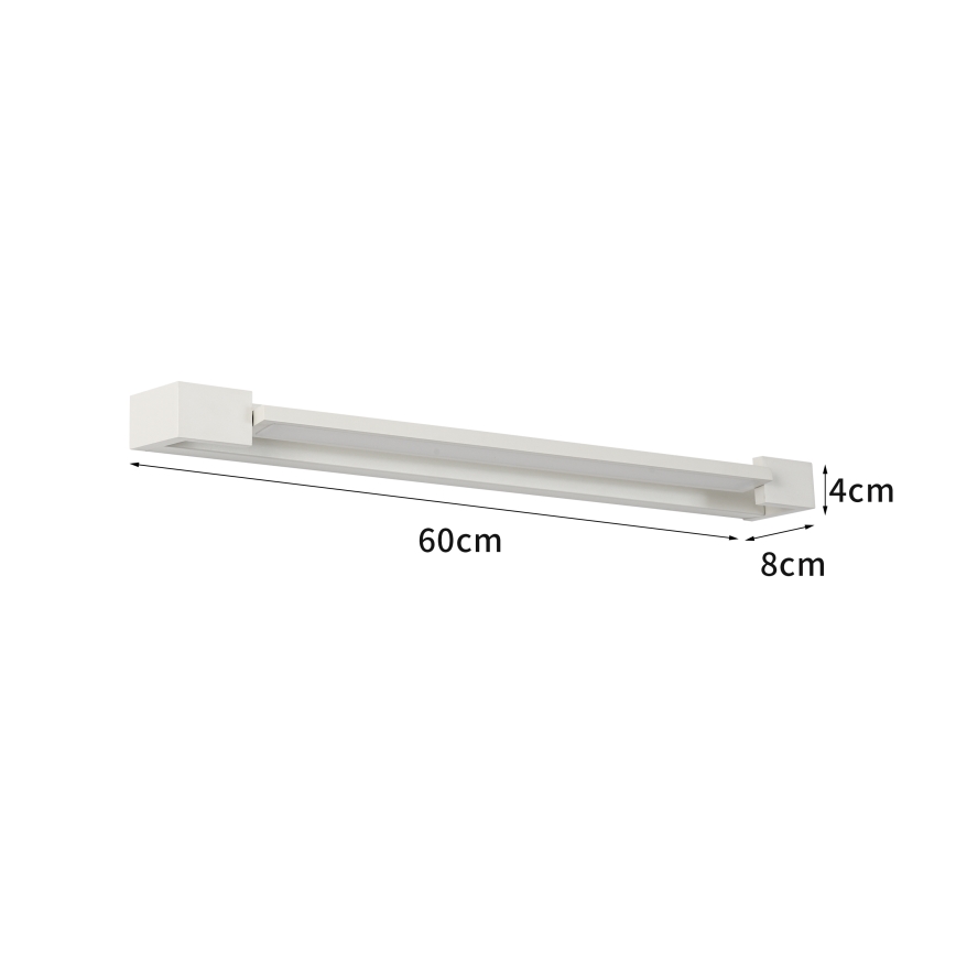 Brilagi - LED-spegelbelysning för badrum AQUA LINE LED/18W/230V 60 cm IP44 vit CRI 90