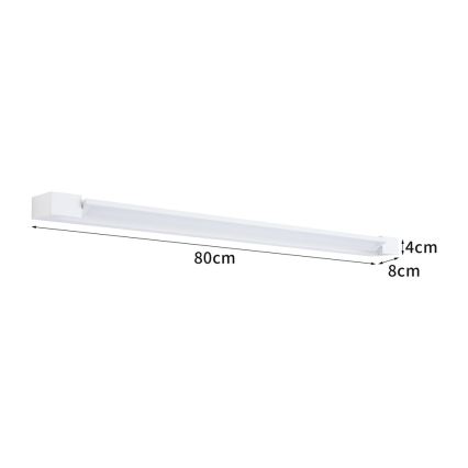BRILAGI - LED-belysning för badrumsspegel AQUA LINE LED/20W/230V 80 cm IP44 vit CRI 90