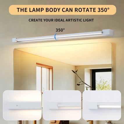 BRILAGI - LED-belysning för badrumsspegel AQUA LINE LED/28W/230V 100 cm IP44 vit CRI 90