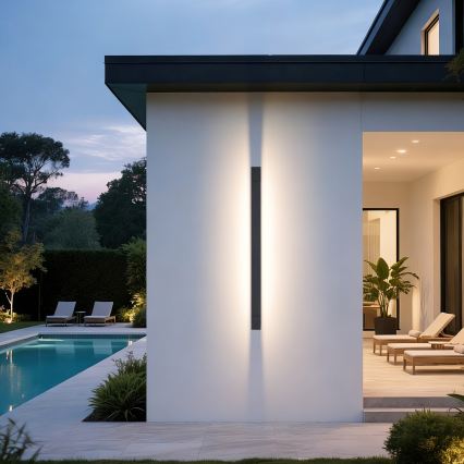 Brilagi - LED-belysning för badrumsspegel AQUA LINE LED/36W/230V 120 cm IP44 antracit CRI 90