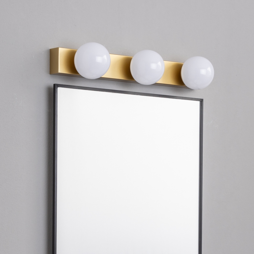 Brilagi - LED-spegelbelysning HOLLYWOOD för badrum 3xLED/3W/230V 39 cm IP44 guld