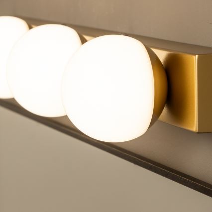 Brilagi - LED-spegelbelysning HOLLYWOOD för badrum 3xLED/3W/230V 39 cm IP44 guld