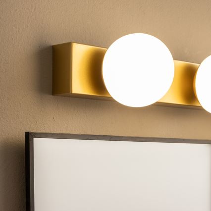 Brilagi - LED-belysning för badrumsspegel HOLLYWOOD 4xLED/3W/230V 53 cm IP44 guldig