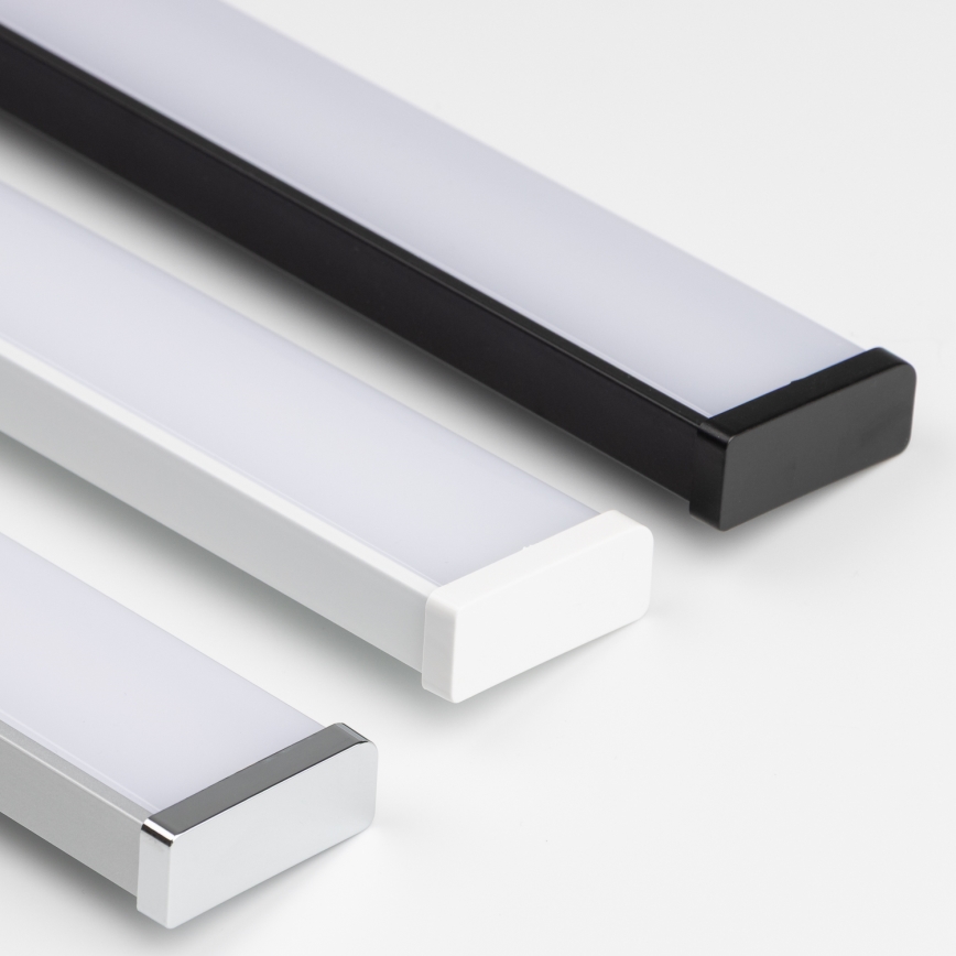 Brilagi - LED-belysning för badrumsspegel 3-i-1 VESTRA LED/8W/230V 40 cm IP44 svart