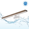 Brilagi - LED-belysning för badrumsspegel WOODY MIRROR 3-i-1 LED/12W/230V 60 cm IP44 vit/ek/valnöt
