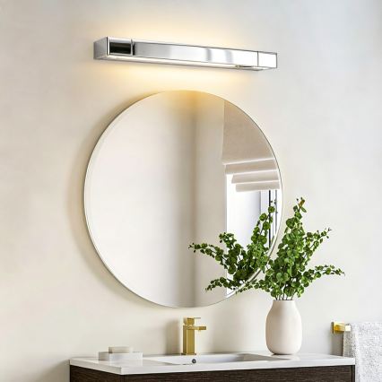 BRILAGI - LED-belysning för badrumsspegel AQUA LINE LED/12W/230V 45 cm IP44 blank krom CRI 90