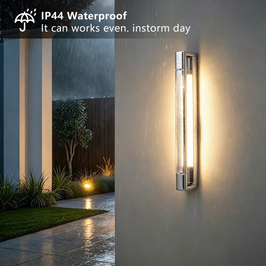 BRILAGI - LED-belysning för badrumsspegel AQUA LINE LED/12W/230V 45 cm IP44 blank krom CRI 90